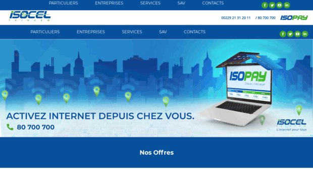 isoceltelecom.com