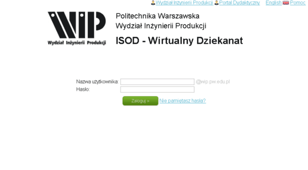 isod.wip.pw.edu.pl
