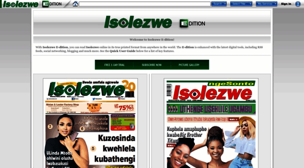 isolezwe.newspaperdirect.com