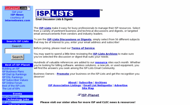 isp-lists.isp-planet.com