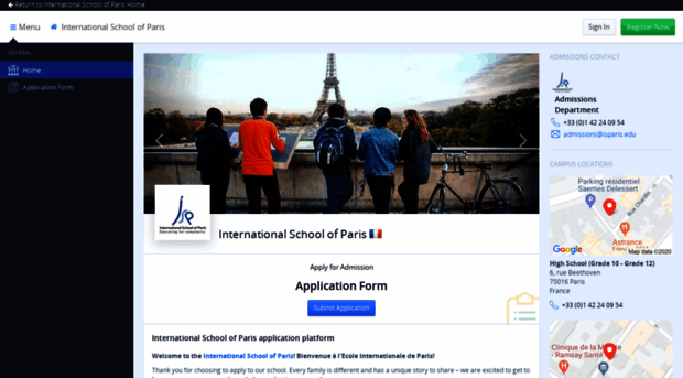 isparis.openapply.com