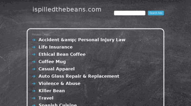 ispilledthebeans.com