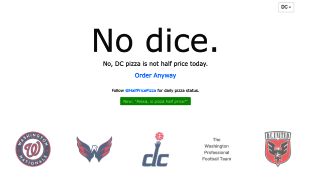 ispizzahalfprice.com