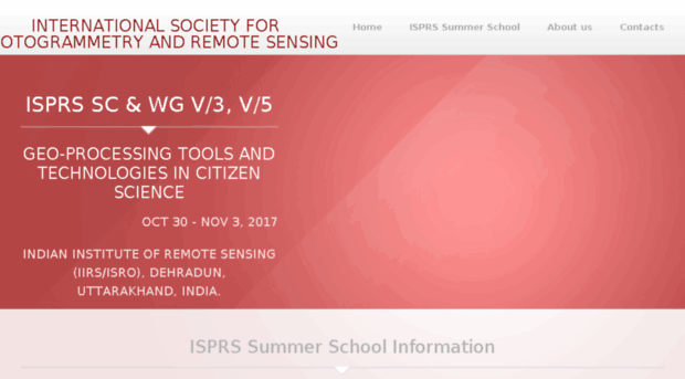 isprs-ss2017.iirs.gov.in