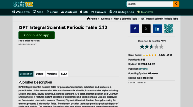 ispt-integral-scientist-periodic-table.soft112.com