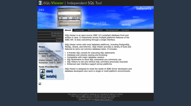 isql.sourceforge.net