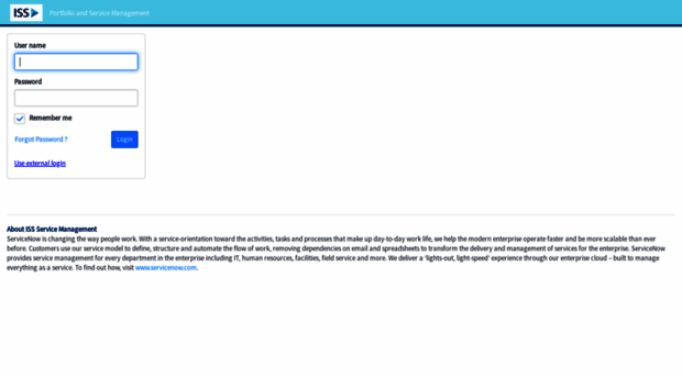 issgovernancedev.service-now.com