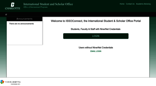 issoconnect.uncc.edu