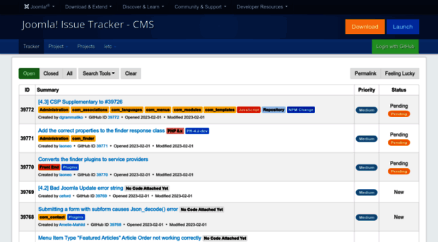 issues.joomla.org