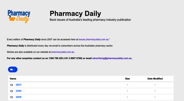 issues.pharmacydaily.com.au