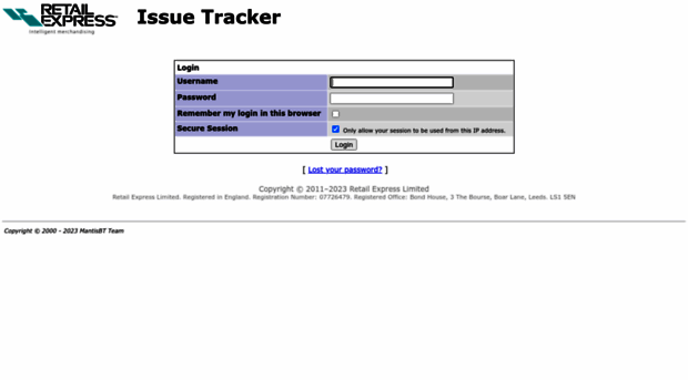 issues.retailexpress.com