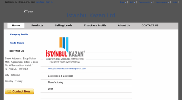 istanbulkazan.e-tradeportal.com