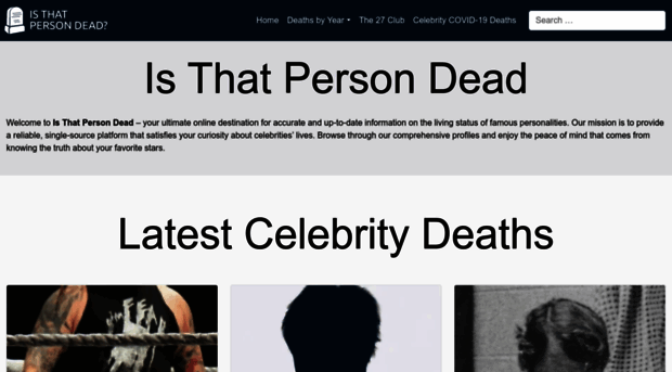 isthatpersondead.com