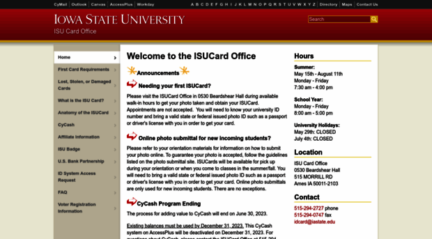 isucard.iastate.edu