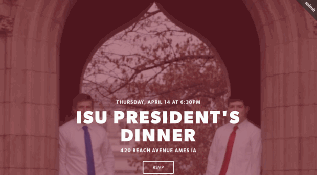 isupresidentsdinner.splashthat.com