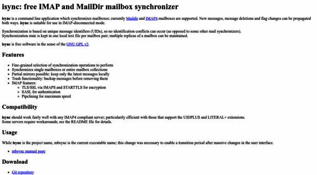 isync.sourceforge.net