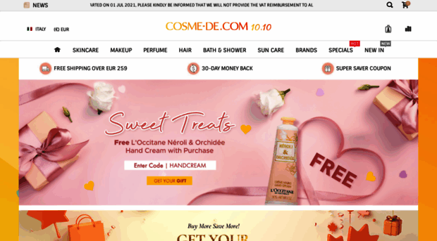 it.cosme-de.com