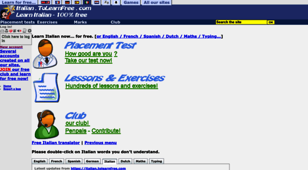 italian.tolearnfree.com