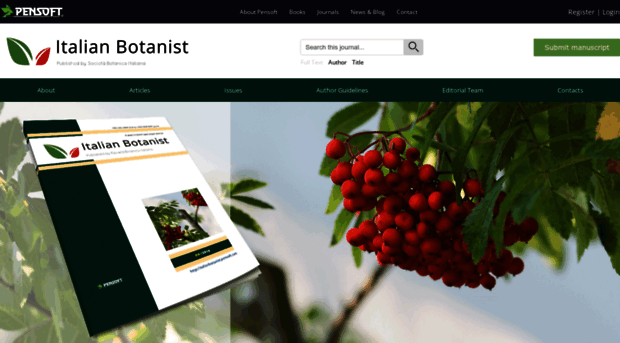 italianbotanist.pensoft.net