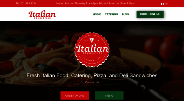 italianconnectionpizzeriadumont.com