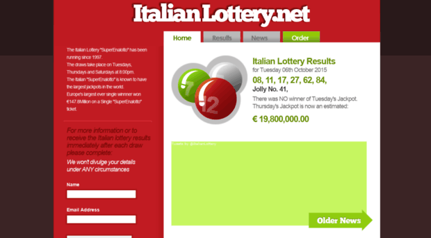 italianlottery.net