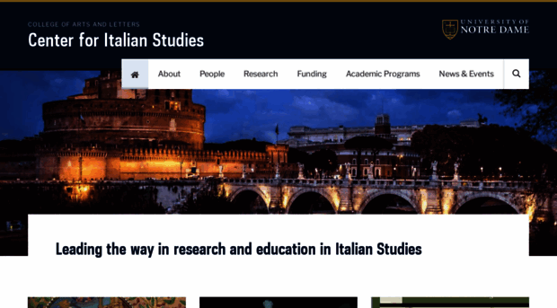 italianstudies.nd.edu