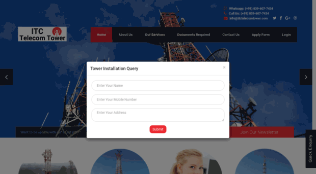 itctelecomtower.com