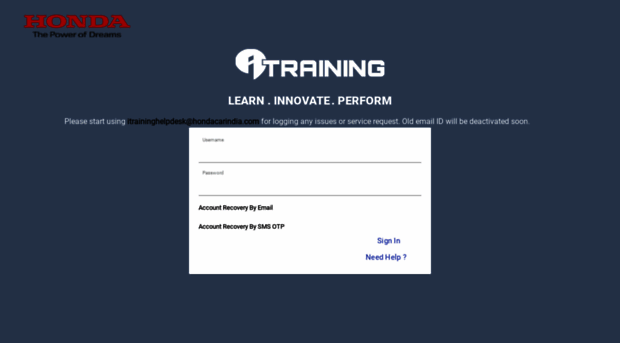 itraining.hondacarindia.com