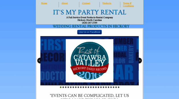 itsmypartyrental.com