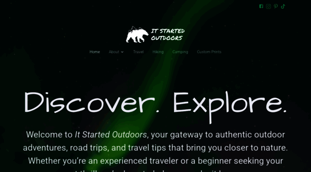 itstartedoutdoors.com