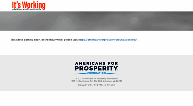 itsworking.americansforprosperityfoundation.org