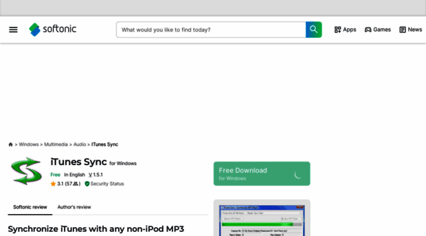 itunes-sync.en.softonic.com