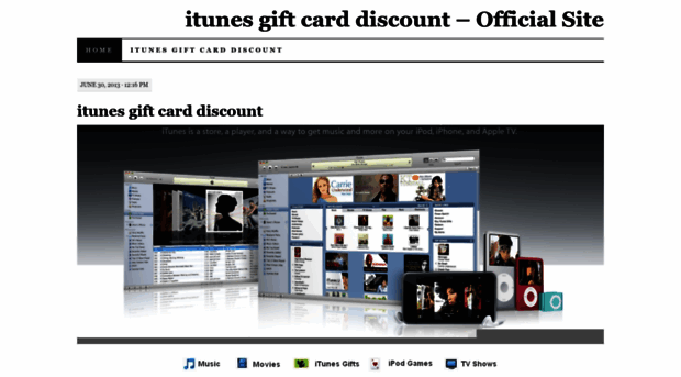 itunesgiftcarddiscount.wordpress.com