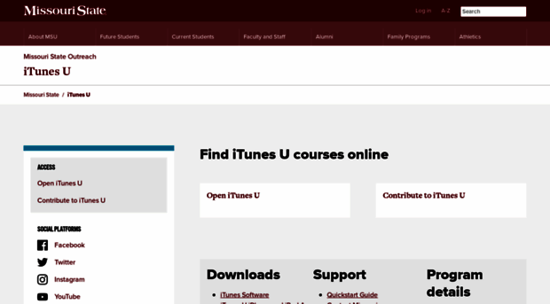 itunesu.missouristate.edu