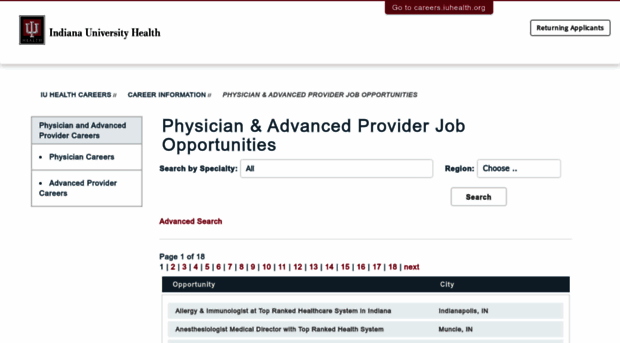 iuhealthrecruitment.org