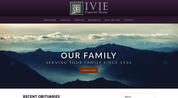 Iviefuneralhomeinc Com Ivie Funeral Home Murphy Hayesville Andrews Nc Funeral Home Cr