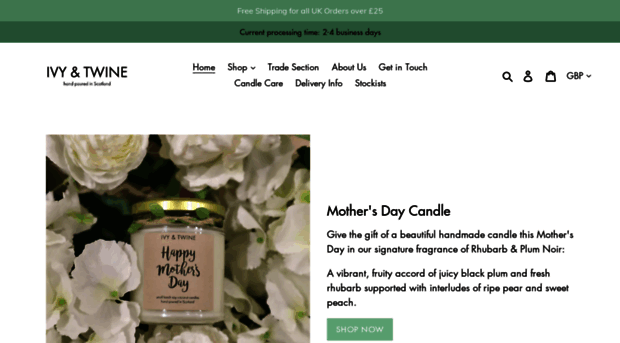 ivyandtwinecandles.com