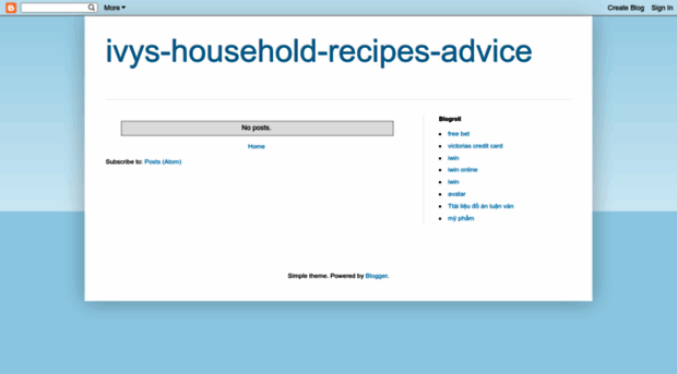 ivys-household-recipes-advice.blogspot.com