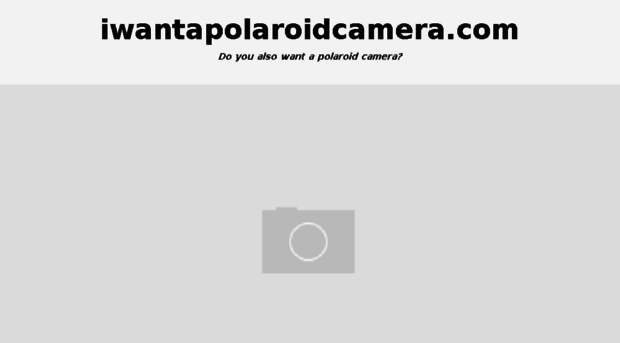 iwantapolaroidcamera.com