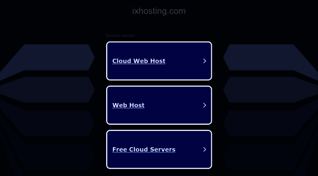 ixhosting.com