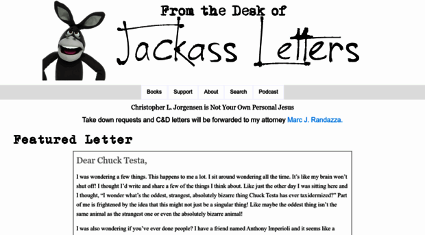 jackassletters.com