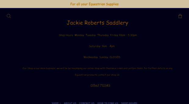 jackierobertssaddlery.com