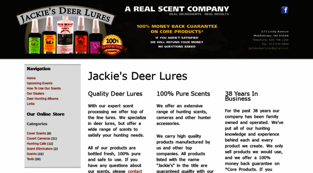 jackiesdeerlures.com