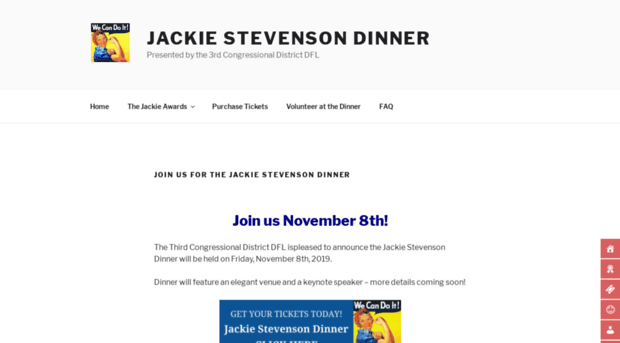 jackiestevensondinner.com