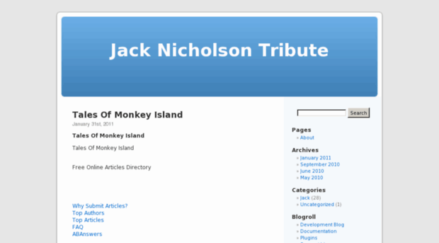 jacknicholson-tribute.com