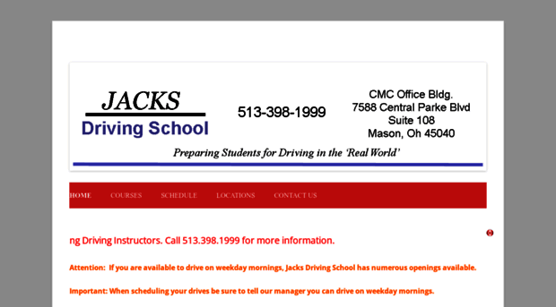 jacksdrivingschool.com