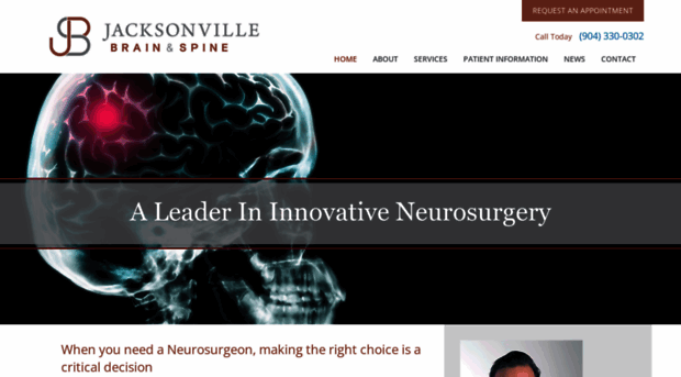jacksonvillebrainandspine.com