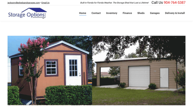 jacksonvilleshedsandgarages.com