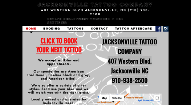 jacksonvilletattoocompany.com