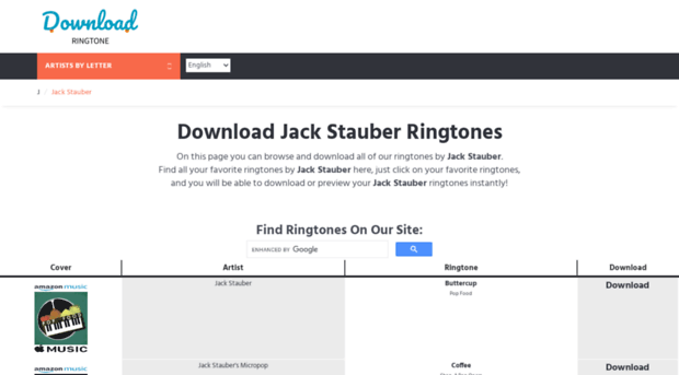 jackstauber.download-ringtone.com